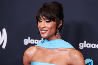 Amerikalı aktris ve şarkıcı Michaela Jae Rodriguez (Mj Rodriguez), 27 Mart 2025 'te Beverly Hilton Hotel' de düzenlenen 36. Yıllık GLAAD Medya Ödülleri 'ne geldi..