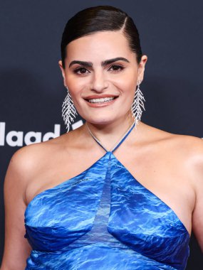 Amerikalı aktris ve film yapımcısı Nava Mau, 27 Mart 2025 'te Beverly Hilton Hotel' de düzenlenen 36. Yıllık GLAAD Medya Ödülleri 'ne geldi..       