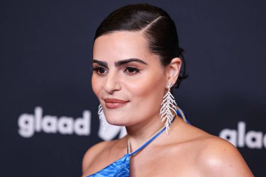 Amerikalı aktris ve film yapımcısı Nava Mau, 27 Mart 2025 'te Beverly Hilton Hotel' de düzenlenen 36. Yıllık GLAAD Medya Ödülleri 'ne geldi..       