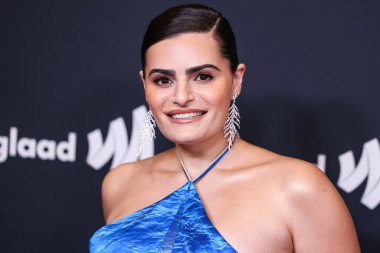 Amerikalı aktris ve film yapımcısı Nava Mau, 27 Mart 2025 'te Beverly Hilton Hotel' de düzenlenen 36. Yıllık GLAAD Medya Ödülleri 'ne geldi..       
