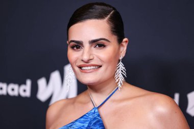 Amerikalı aktris ve film yapımcısı Nava Mau, 27 Mart 2025 'te Beverly Hilton Hotel' de düzenlenen 36. Yıllık GLAAD Medya Ödülleri 'ne geldi..       