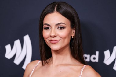 Amerikalı aktris ve şarkıcı Victoria Justice, 27 Mart 2025 'te Beverly Hilton Hotel' de düzenlenen 36. Geleneksel GLAAD Medya Ödülleri 'ne geldi..          