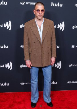 Amerikalı aktör ve sahne sanatçısı Zachary Quinto, 27 Mart 2025 'te Beverly Hills, Los Angeles, Kaliforniya, ABD' de düzenlenen 36. Yıllık GLAAD Medya Ödülleri 'ne ulaştı..