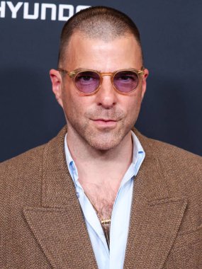Amerikalı aktör ve sahne sanatçısı Zachary Quinto, 27 Mart 2025 'te Beverly Hills, Los Angeles, Kaliforniya, ABD' de düzenlenen 36. Yıllık GLAAD Medya Ödülleri 'ne ulaştı..