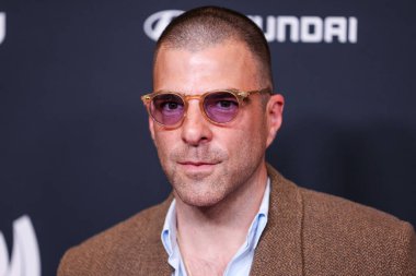 Amerikalı aktör ve sahne sanatçısı Zachary Quinto, 27 Mart 2025 'te Beverly Hills, Los Angeles, Kaliforniya, ABD' de düzenlenen 36. Yıllık GLAAD Medya Ödülleri 'ne ulaştı..