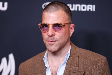 Amerikalı aktör ve sahne sanatçısı Zachary Quinto, 27 Mart 2025 'te Beverly Hills, Los Angeles, Kaliforniya, ABD' de düzenlenen 36. Yıllık GLAAD Medya Ödülleri 'ne ulaştı..
