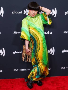 Atsuko Okatsuka, 27 Mart 2025 'te Beverly Hilton Hotel' de düzenlenen 36. GLAAD Medya Ödülleri 'ne geliyor..       