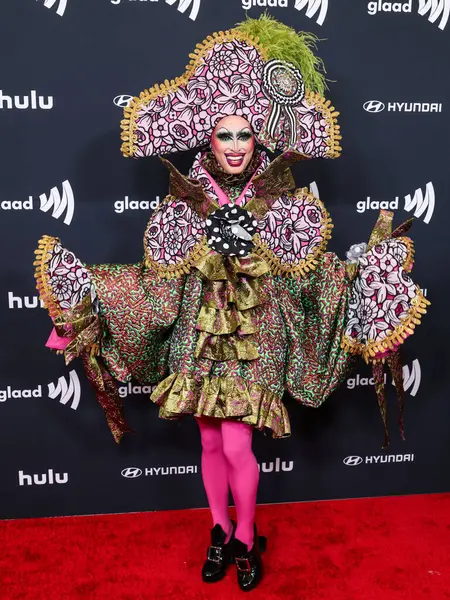 Crystal Methyd, 27 Mart 2025 'te Beverly Hilton Hotel' de düzenlenen 36. Geleneksel GLAAD Medya Ödülleri 'ne geliyor..