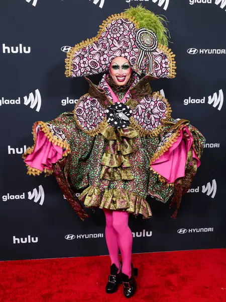 Crystal Methyd, 27 Mart 2025 'te Beverly Hilton Hotel' de düzenlenen 36. Geleneksel GLAAD Medya Ödülleri 'ne geliyor..