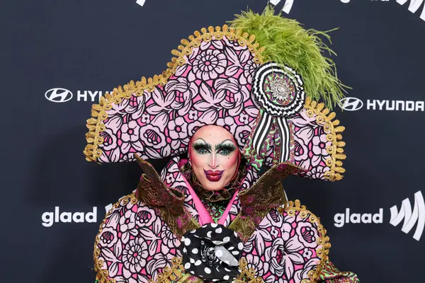 Crystal Methyd, 27 Mart 2025 'te Beverly Hilton Hotel' de düzenlenen 36. Geleneksel GLAAD Medya Ödülleri 'ne geliyor..