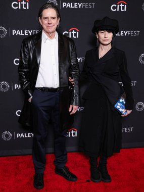 Daniel Palladino ve eşi Amy Sherman-Palladino, 29 Mart 2025 'te Hollywood, Los Angeles, Kaliforniya, ABD' de düzenlenen 42. William S. Paley Televizyon Festivali 'ndeki Gilmore Girls' e geldiler..