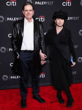 Daniel Palladino ve eşi Amy Sherman-Palladino, 29 Mart 2025 'te Hollywood, Los Angeles, Kaliforniya, ABD' de düzenlenen 42. William S. Paley Televizyon Festivali 'ndeki Gilmore Girls' e geldiler..