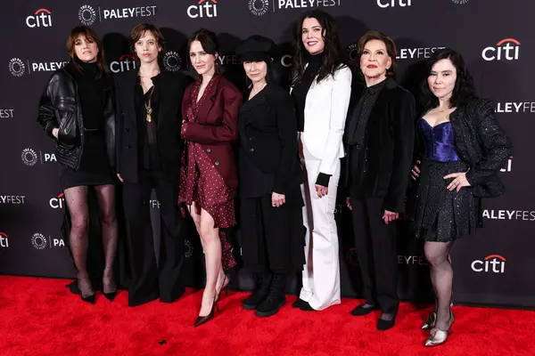 Dhana Gilbert, Charlotte Gainsbourg, Lou de Lage (Lou de Laage), Rachel Brosnahan, Amy Sherman-Palladino, Lauren Graham, Kelly Bishop, Alex Borstein 2025 PaleyFest LA (42.