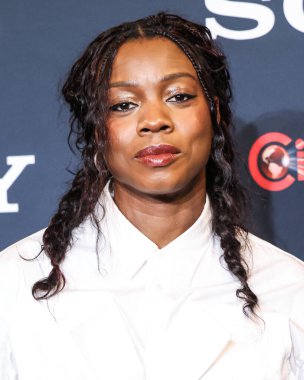 Amerikalı film yapımcısı Nia DaCosta, CinemaCon 2025 'te' 28 Yıl Sonra: The Bone Temple 'filmini tanıtıyor - Caesars Palace' daki The Colosseum 'da Sony Pictures Entertainment Sunum ve Açılış Gecesi