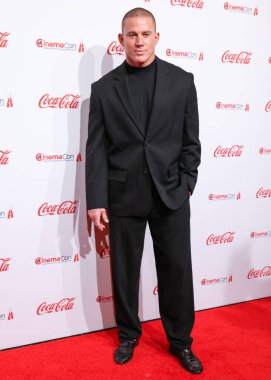 Channing Tatum, Cinema United 'ın resmi toplantısı olan Caesars Palace' daki Omnia Gece Kulübü 'nde 3 Nisan 2025 tarihinde Las Vegas, Nevada, ABD' de düzenlenen CinemaCon Büyük Ekran Başarı Ödülleri 'ne katılır..