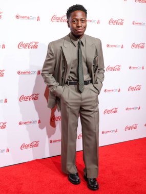 David Jonsson, Yeni Nesil Ödülü sahibi, CinemaCon Big Screen Achievement Awards at Omnia Nightclub at Caesars Palace, the official Congress of CinemaCon, Cinema United, 3 Nisan 2025 tarihinde Las Vegas, Nevada, ABD.
