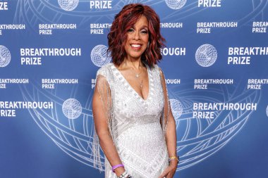 Gayle King, 5 Nisan 2025 'te Barker Hangarı' nda düzenlenen 11. Yıllık Büyük Buluş Ödül Töreni 'ne geliyor..      