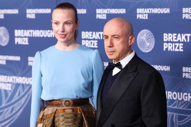 Julia Milner ve kocası / İsrailli girişimci, yatırımcı, fizikçi ve bilim adamı Yuri Milner, 5 Nisan 2025 'te Santa Monica, Los Angeles, Kaliforniya, ABD' de düzenlenen 11.