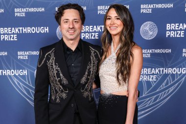 Google / Alfabe 'nin eş kurucularından Sergey Brin ve kız arkadaşı Gerelyn Gilbert-Soto, 5 Nisan 2025' te Santa Monica, Los Angeles, Kaliforniya, ABD 'deki Barker Hangar' da düzenlenen 11..     