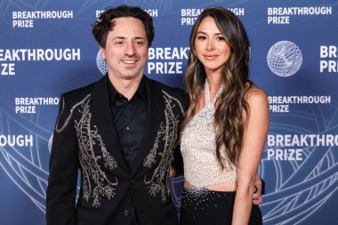 Google / Alfabe 'nin eş kurucularından Sergey Brin ve kız arkadaşı Gerelyn Gilbert-Soto, 5 Nisan 2025' te Santa Monica, Los Angeles, Kaliforniya, ABD 'deki Barker Hangar' da düzenlenen 11..     