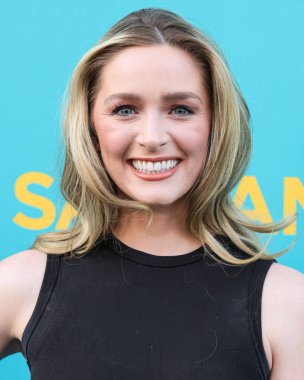 Amerikalı aktris ve eski güzellik kraliçesi Greer Grammer, 7 Nisan 2025 'te Los Angeles, Kaliforniya, ABD' deki Vista Tiyatrosu 'nda düzenlenen Dikey Eğlencenin Özel Gösterimi' ne geldi..