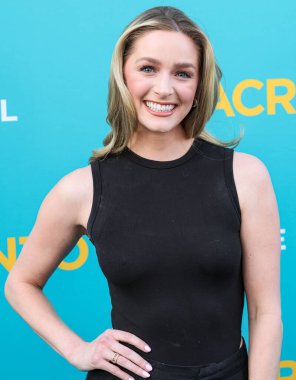 Amerikalı aktris ve eski güzellik kraliçesi Greer Grammer, 7 Nisan 2025 'te Los Angeles, Kaliforniya, ABD' deki Vista Tiyatrosu 'nda düzenlenen Dikey Eğlencenin Özel Gösterimi' ne geldi..