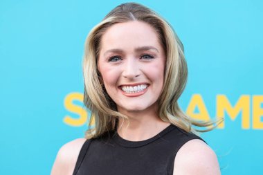 Amerikalı aktris ve eski güzellik kraliçesi Greer Grammer, 7 Nisan 2025 'te Los Angeles, Kaliforniya, ABD' deki Vista Tiyatrosu 'nda düzenlenen Dikey Eğlencenin Özel Gösterimi' ne geldi..