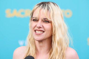 Amerikalı aktris Kristen Stewart, 7 Nisan 2025 'te Los Angeles, Kaliforniya, ABD' deki Vista Tiyatrosu 'nda düzenlenen Dikey Entertainment' in Sacramento Özel Gösterimi 'ne geldi..