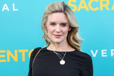 Amerikalı aktris ve model Maggie Grace, Los Angeles Dikey Eğlence 'nin Sacramento' sunun 7 Nisan 2025 'te Los Angeles, Kaliforniya, ABD' deki Vista Tiyatrosu 'ndaki özel gösterimine geldi..