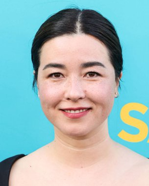 Amerikalı aktris ve yazar Maya Erskine, 7 Nisan 2025 'te Los Angeles, Kaliforniya, ABD' deki Vista Tiyatrosu 'nda düzenlenen Dikey Eğlence' nin Sacramento 'sunun Los Angeles Özel Gösterimi' ne geldi..