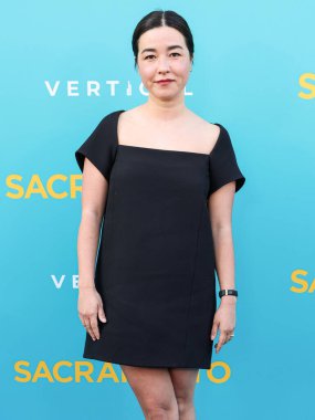 Amerikalı aktris ve yazar Maya Erskine, 7 Nisan 2025 'te Los Angeles, Kaliforniya, ABD' deki Vista Tiyatrosu 'nda düzenlenen Dikey Eğlence' nin Sacramento 'sunun Los Angeles Özel Gösterimi' ne geldi..