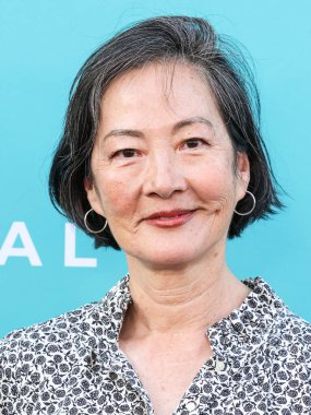 Amerikalı aktris Rosalind Chao, 7 Nisan 2025 'te Los Angeles, Kaliforniya, ABD' deki Vista Tiyatrosu 'nda düzenlenen Dikey Eğlence' nin Sacramento özel gösterimine geldi..