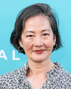 Amerikalı aktris Rosalind Chao, 7 Nisan 2025 'te Los Angeles, Kaliforniya, ABD' deki Vista Tiyatrosu 'nda düzenlenen Dikey Eğlence' nin Sacramento özel gösterimine geldi..