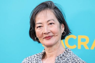 Amerikalı aktris Rosalind Chao, 7 Nisan 2025 'te Los Angeles, Kaliforniya, ABD' deki Vista Tiyatrosu 'nda düzenlenen Dikey Eğlence' nin Sacramento özel gösterimine geldi..