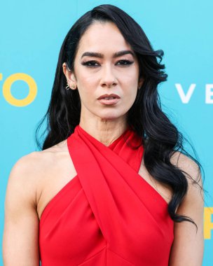 Amerikalı yazar ve senarist AJ Mendez, 7 Nisan 2025 'te Los Angeles, Kaliforniya, ABD' deki Vista Tiyatrosu 'nda düzenlenen Dikey Eğlence' nin Sacramento 'sunun Los Angeles Özel Gösterimi' ne geldi..