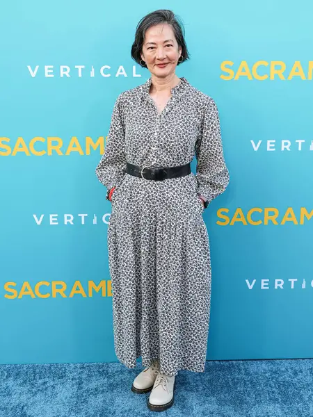 Amerikalı aktris Rosalind Chao, 7 Nisan 2025 'te Los Angeles, Kaliforniya, ABD' deki Vista Tiyatrosu 'nda düzenlenen Dikey Eğlence' nin Sacramento özel gösterimine geldi..