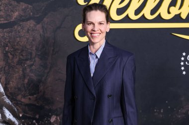 Hilary Swank, Şaban Medya Merkezi 'ndeki Wolf Tiyatrosu' nda 10 Nisan 2025 'te Kuzey Hollywood, Los Angeles, Kaliforniya, ABD' de düzenlenen 'YellowJackets' 3..