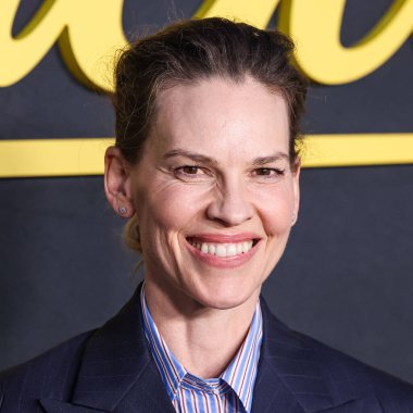 Hilary Swank, Şaban Medya Merkezi 'ndeki Wolf Tiyatrosu' nda 10 Nisan 2025 'te Kuzey Hollywood, Los Angeles, Kaliforniya, ABD' de düzenlenen 'YellowJackets' 3..
