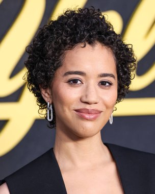 Amerikalı aktris Jasmin Savoy Brown, Televizyon Sanatları ve Bilimleri Akademisi 'nin Şaban Medya Merkezi' ndeki Wolf Tiyatrosu 'nda 10 Nisan 2025' te düzenlenen 'Yellowcoat' 3.