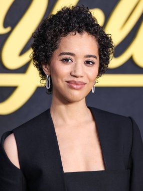 Amerikalı aktris Jasmin Savoy Brown, Televizyon Sanatları ve Bilimleri Akademisi 'nin Şaban Medya Merkezi' ndeki Wolf Tiyatrosu 'nda 10 Nisan 2025' te düzenlenen 'Yellowcoat' 3.