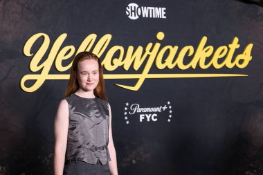 Avustralyalı aktör ve oyun yazarı Liv Hewson, Televizyon Sanatları ve Bilimleri Akademisi 'ndeki Wolf Theatre' da 10 Nisan 2025 tarihinde düzenlenen 'YellowJackets' 3.