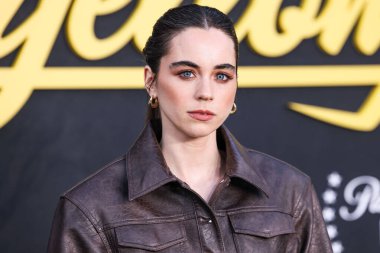 Kanadalı aktris Sarah Desjardins, Televizyon Sanatları ve Bilimleri Akademisi 'nin Şaban Medya Merkezi' ndeki Wolf Tiyatrosu 'nda 10 Nisan 2025 tarihinde düzenlenen' YellowJackets '3.