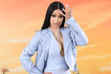 Amerikalı rapçi Cardi B (Belcalis Marlenis Cephus), 12 Nisan 2025 'te Cavallo Çiftliği' nde düzenlenen 8..