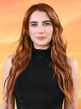 Amerikalı aktris, şarkıcı, yapımcı ve model Emma Roberts, 12 Nisan 2025 'te Cavallo Çiftliği' nde düzenlenen 8. REVOLVE Festivali 'ne geldi..