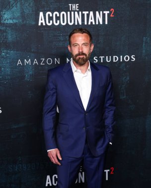 Amerikalı aktör Ben Affleck, 16 Nisan 2025 'te Hollywood, Los Angeles, Kaliforniya, ABD' deki TCL Çin Tiyatrosu IMAX 'te düzenlenen' The Accountant 2 'adlı Amazon MGM Stüdyolarının Los Angeles prömiyerine geldi..              
