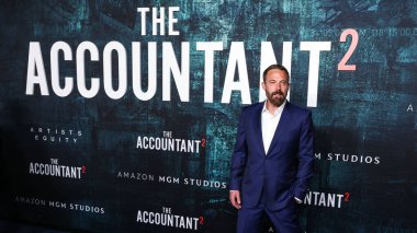 Amerikalı aktör Ben Affleck, 16 Nisan 2025 'te Hollywood, Los Angeles, Kaliforniya, ABD' deki TCL Çin Tiyatrosu IMAX 'te düzenlenen' The Accountant 2 'adlı Amazon MGM Stüdyolarının Los Angeles prömiyerine geldi..              