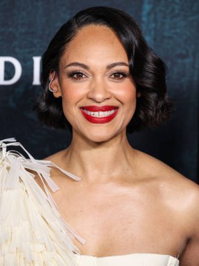 İngiliz-Amerikan aktris Cynthia Addai-Robinson, 16 Nisan 2025 'te Hollywood, Los Angeles, Kaliforniya, ABD' de bulunan TCL Çin Tiyatrosu IMAX 'te düzenlenen' The Accountant 2 'adlı Amazon MGM Stüdyolarının Los Angeles Premiere' ine geldi..       