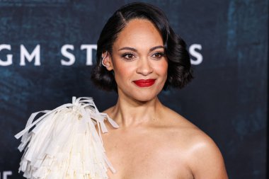 İngiliz-Amerikan aktris Cynthia Addai-Robinson, 16 Nisan 2025 'te Hollywood, Los Angeles, Kaliforniya, ABD' de bulunan TCL Çin Tiyatrosu IMAX 'te düzenlenen' The Accountant 2 'adlı Amazon MGM Stüdyolarının Los Angeles Premiere' ine geldi..       