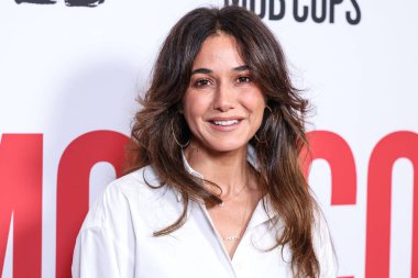 Kanadalı aktris Emmanuelle Chriqui, 23 Nisan 2025 'te Hollywood, Los Angeles, Kaliforniya, ABD' deki Harmony Gold Tiyatrosu 'nda düzenlenen Lionsgate' in 