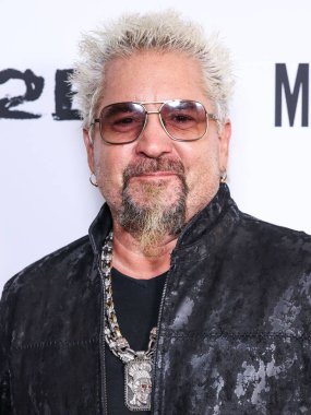 Amerikalı restoran sahibi ve yazar Guy Fieri, 23 Nisan 2025 'te Hollywood, Los Angeles, Kaliforniya, ABD' deki Harmony Gold Tiyatrosu 'nda düzenlenen Lionsgate' in 